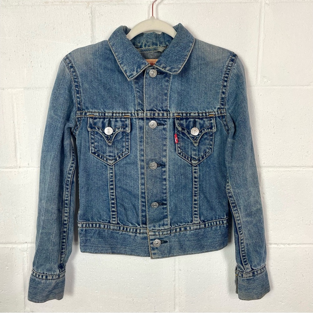 Levi's Type 1 Iconic Jacket Denim Trucker Medium Wash‎ Western Workwear Indie S